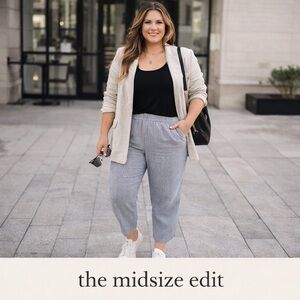 J. Jill Linen Seersucker Joe Pants